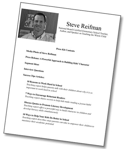 Steve Reifman's Press Kit